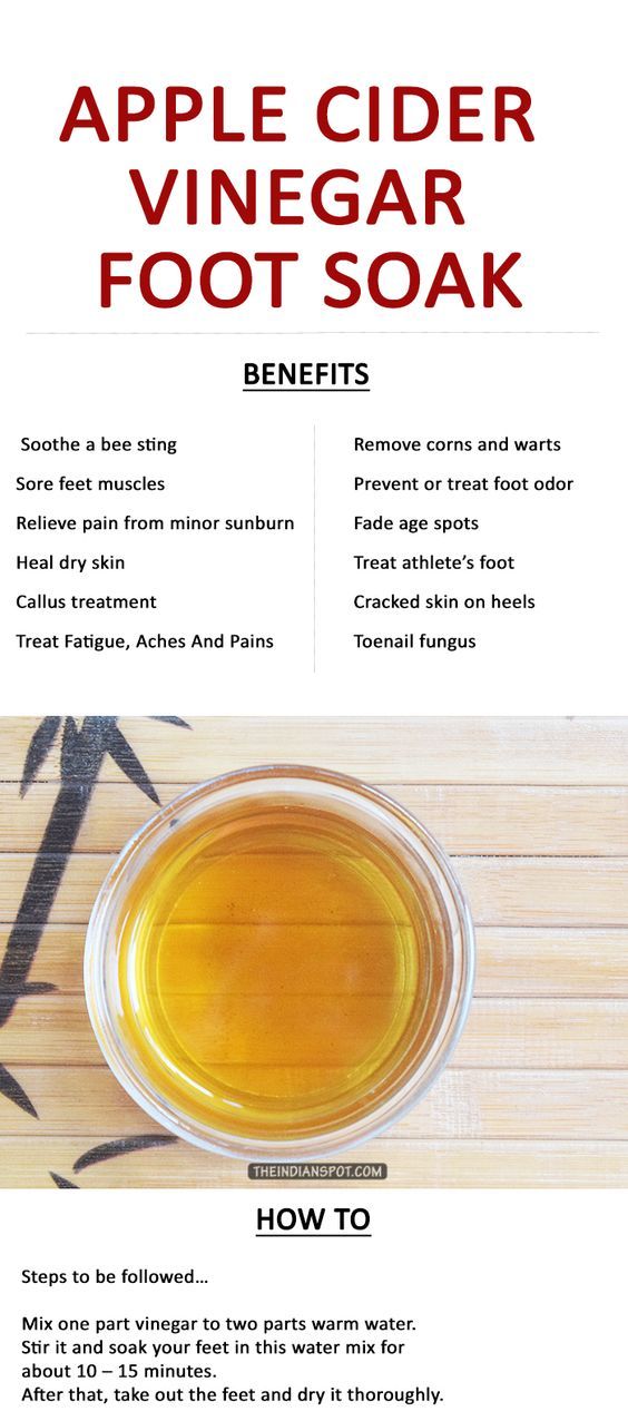 Pin by Michelle on recipes | Foot soak vinegar, Foot detox