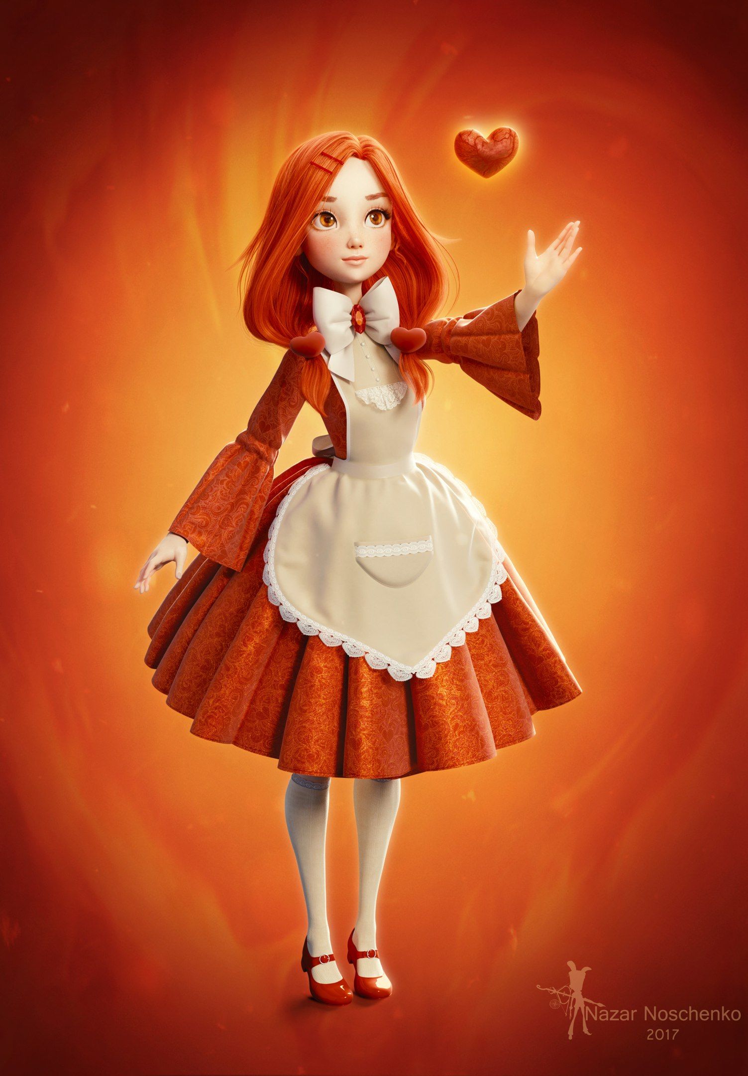 Novosti Character Design Blender Models Redhead Novosti Character Design Blender Models Redhead