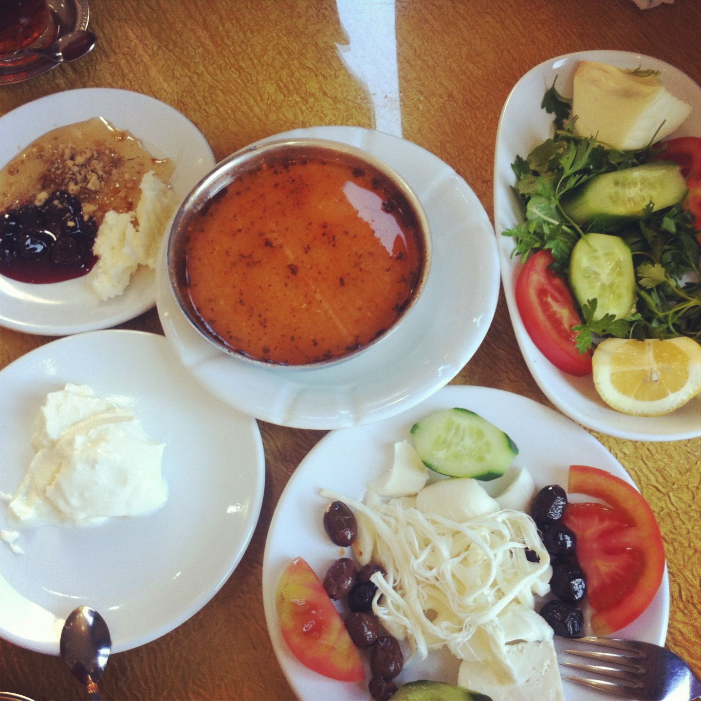 Diyarbakir Style Breakfast Diyarbakir Turkey Food Fruit Cantaloupe Diyarbakir Style Breakfast Diyarbakir Turkey Food Fruit Cantaloupe