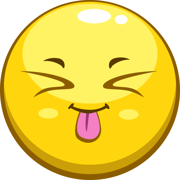 Tongue out emoticon