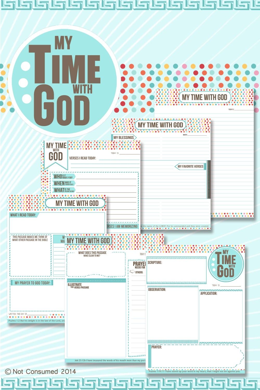 Are you looking for ways to encourage your children to have a better, more consistent quiet time? My Time with God is a quiet time journal for kids that has ...