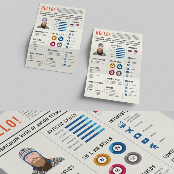 30 Outstanding Resume Designs You Wish You Thought Of Graphic
