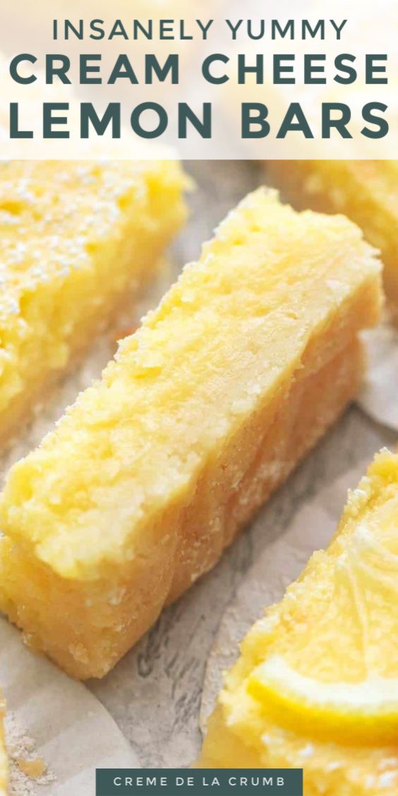 Cream Cheese Lemon Bars Cream Cheese Lemon Bars
