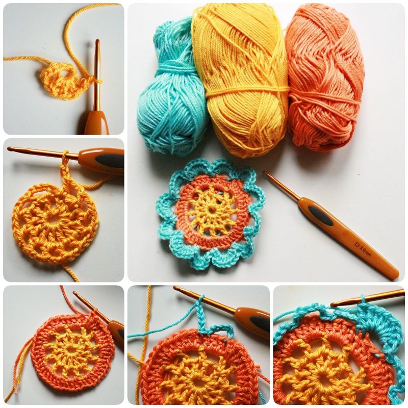 Crochet Japanese Flower with Free Pattern | Japanese crochet, Crochet