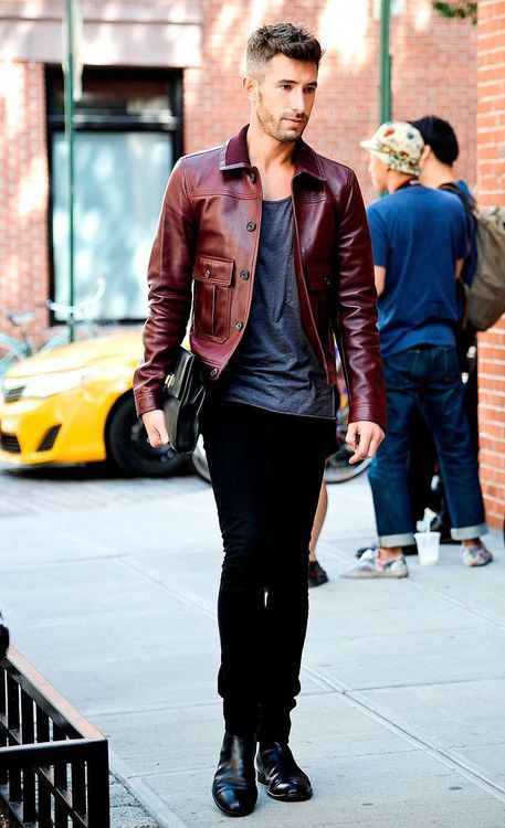 Dark Red Leather Jacket Style And Fashion Tips For Men Mens Outfits Winter - Red Leather Jacket Mens Outfit Dark Red Leather Jacket Style And Fashion Tips For Men Mens Outfits Winter - Red Leather Jacket Mens Outfit