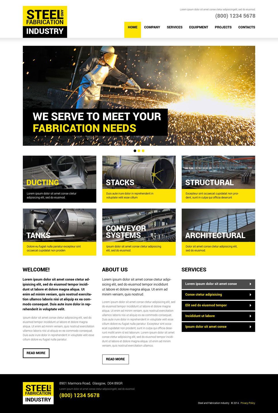 steelworks responsive website template flyer templates flyer website templates