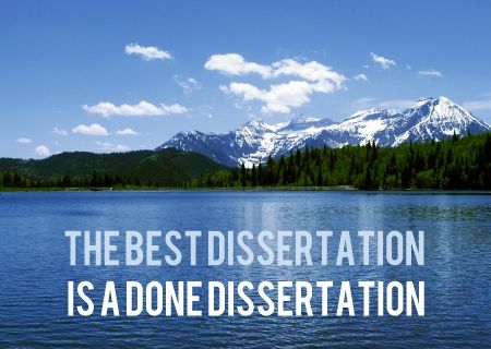 Thesis and dissertation accomplished
