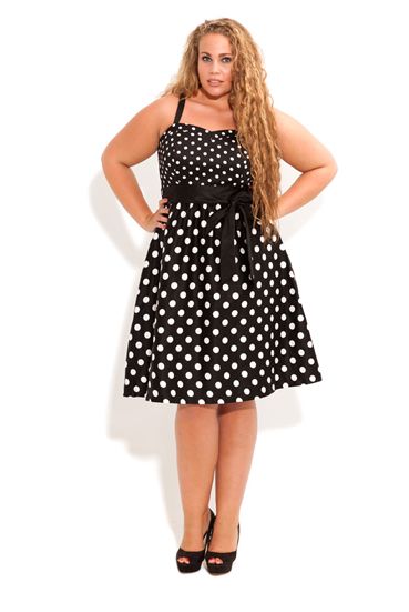 Chubby Polka Dot Dress