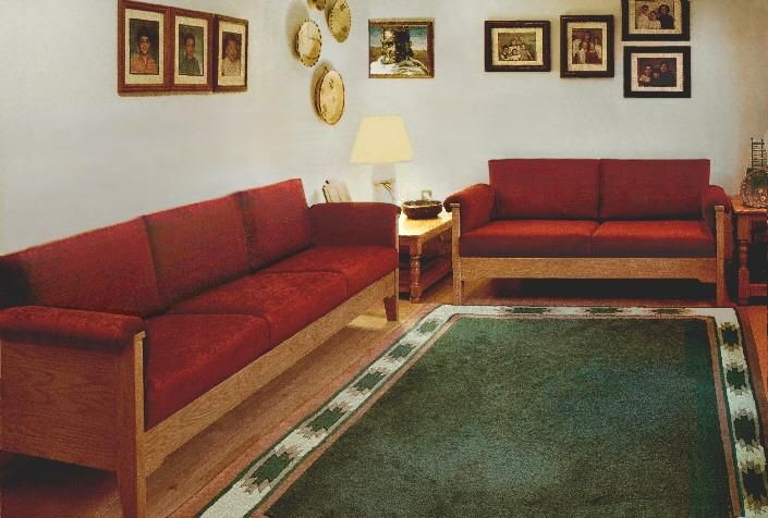 Scandinavian Sofas Loveseats Southwestern Mission Country Wood Scandinavian Sofas Loveseats