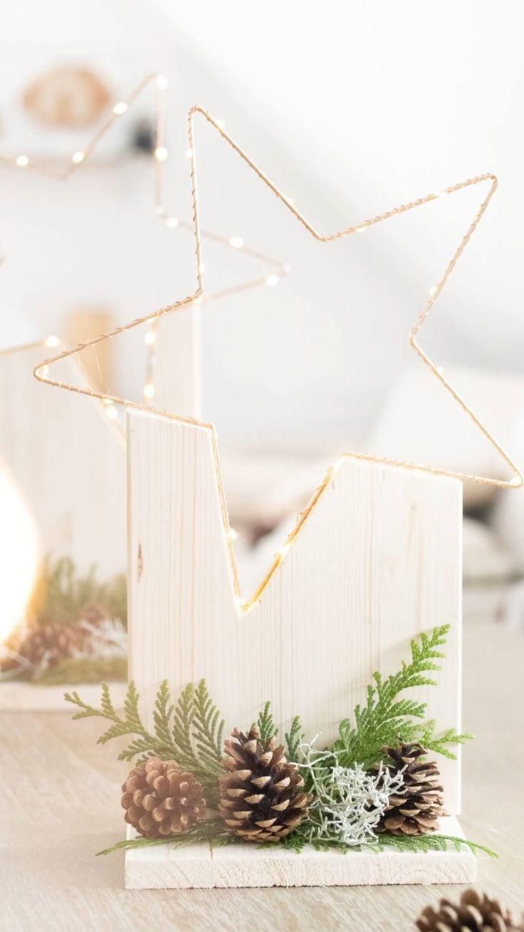 Leuchtende Sternstunde! Weihnachtliche DIY-Dekoration aus Holz