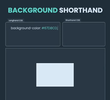 Learn Background Shorthand in 20 seconds