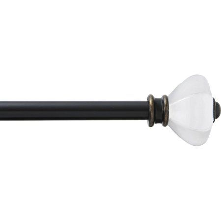 Kenney Double Bracket Window Curtain Rod Set 90 To 130 Inch Black New Kenneymanufacturingcompany Double Curtains Double Rod Curtains Window Curtain Rods