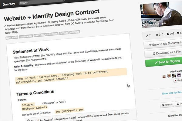 5 Essential Contract Templates for the Freelance Designer