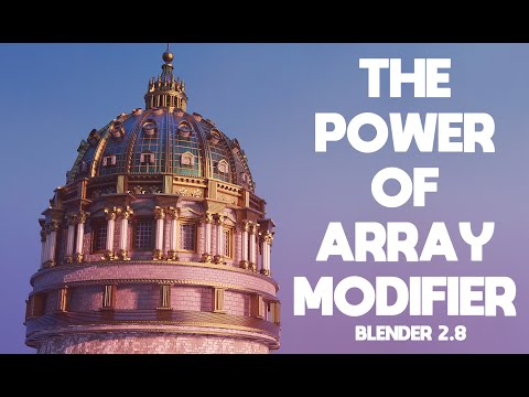 2) The Power of Array Modifier Blender 2.8 YouTube en 2020 2) The Power of Array Modifier Blender 2.8 YouTube en 2020