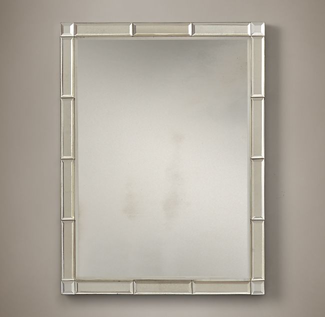 Triptic Border Decorative Bathroom Mirror Decorative Mirrors
