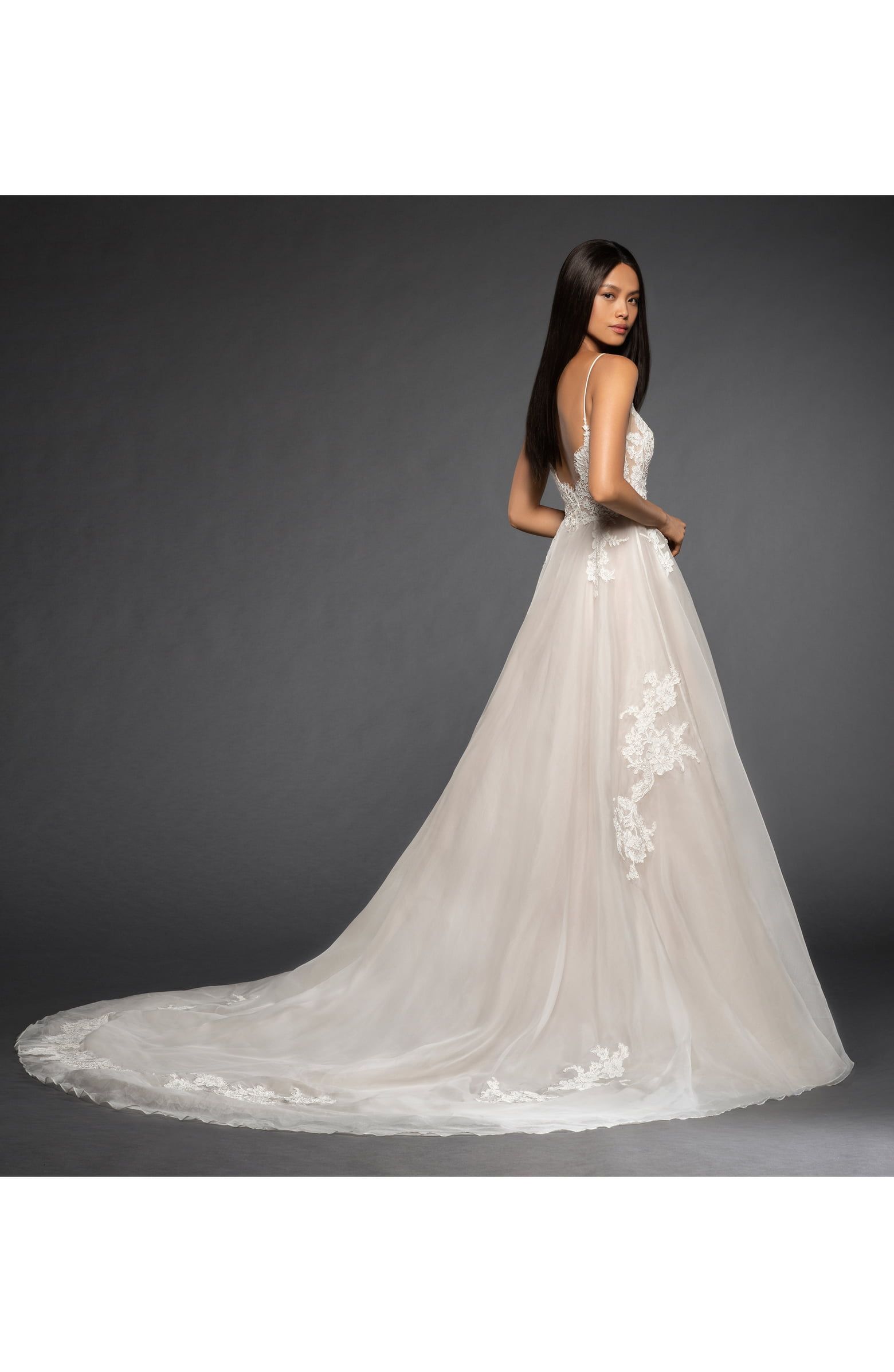 Lazaro Vanessa Lace Bodice Organza Ballgown In 2020 Lazaro