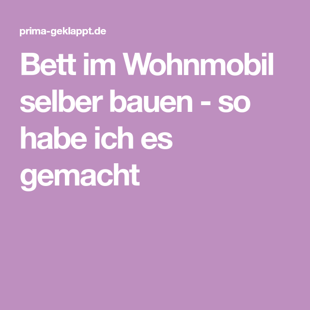 Wohnmobil Isolierung Das richtige Material für das ideale