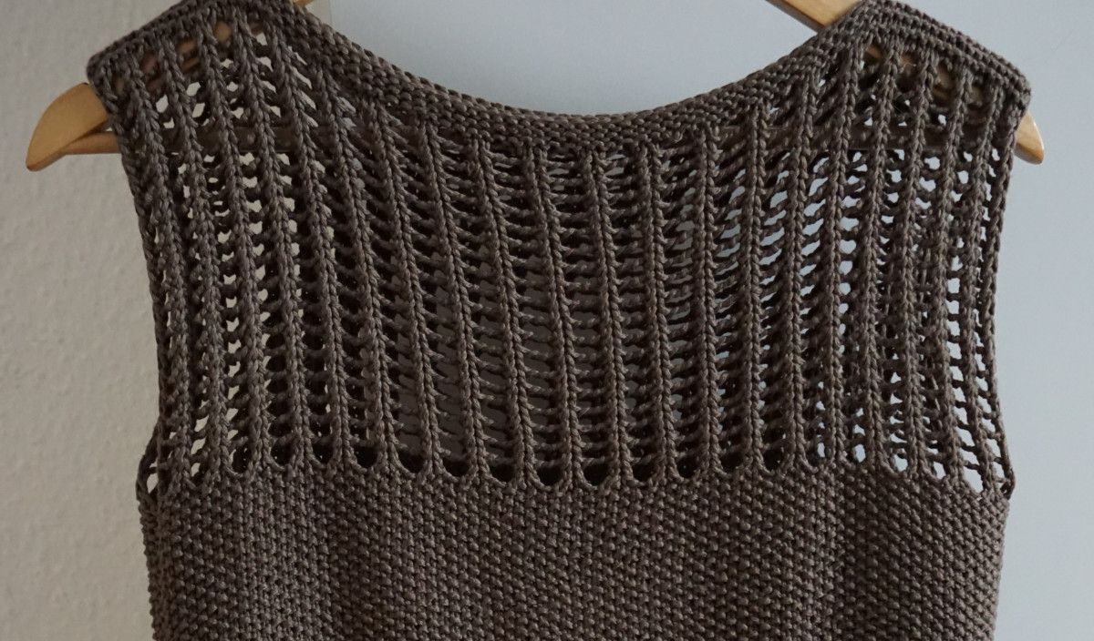 Anleitung: Shirt mit Lochmuster #ponchodress