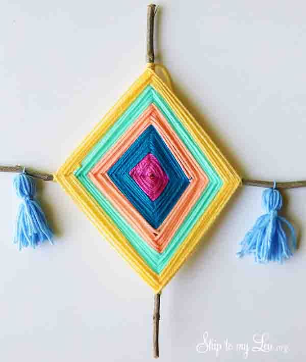Crafts With Yarn How To Make A God S Eye Crafts With Yarn How To Make A God S Eye