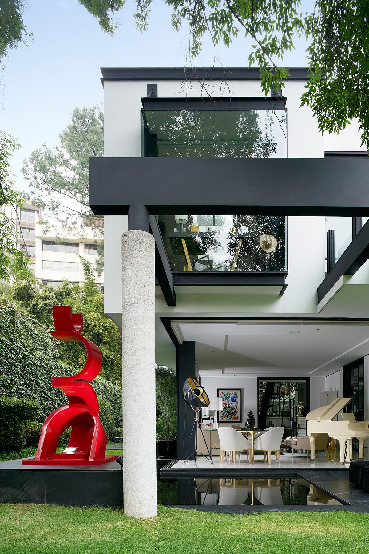 Contemporary art contemporary art decors the interiors a modern house in mexico city casa roy azar ciudad de mexico 435875589