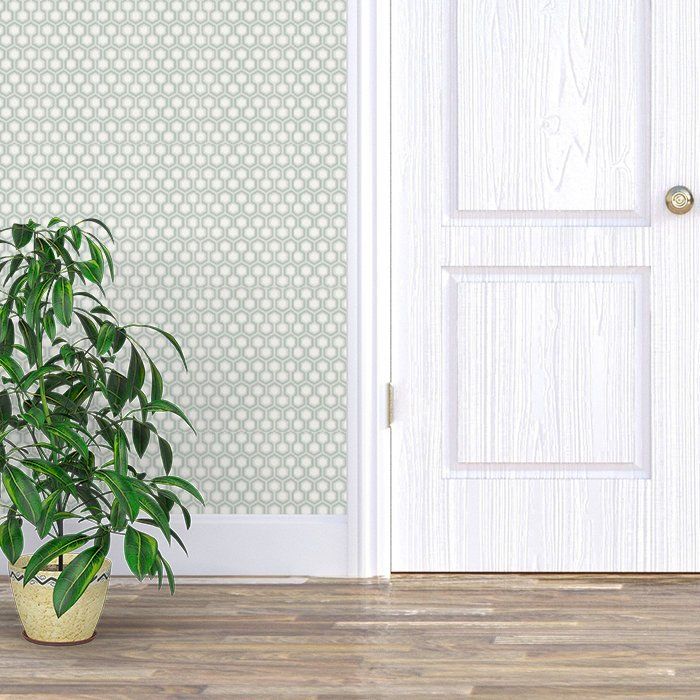 Buy Dusty Rose Leaves On Grass Pattern Wallpaper By Paintbrushdesignstudio Worldwide Shipping Availabl Pattern Wallpaper Olive Green Wallpaper Green Wallpaper