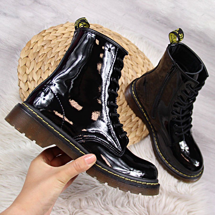 Glany skórzane damskie czarne McKey 25680 za - ButyRaj.pl Sorel Winter Boot, Products, Gadget