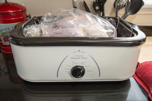 Cooking A Turkey In A Bag In An Electric Roaster Bag Poster