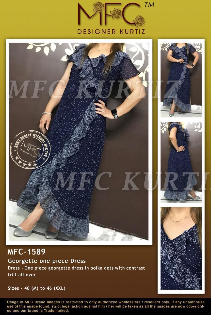 one piece georgette dresses