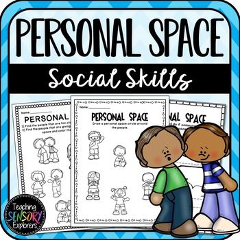 Personal Space: Social Skills Worksheets, Activities + Social Narrative