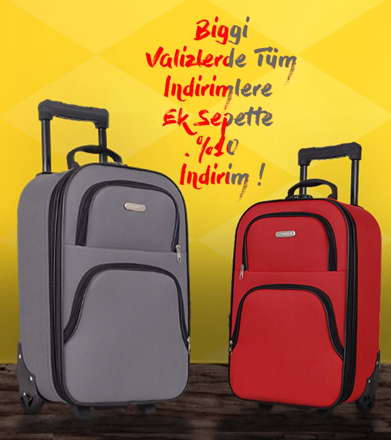 Biggi Valizlerde Tum Indirimlere Ek Sepette 10 Indirim