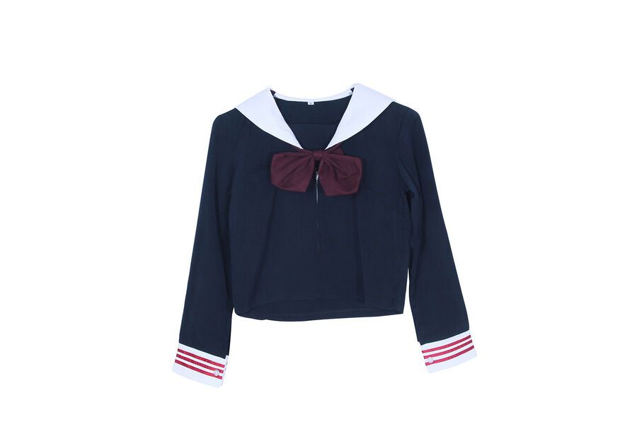 New Rosario and Vampire Cosplay Costume Capu 2 Akashiya Moka School Uniform Suit
