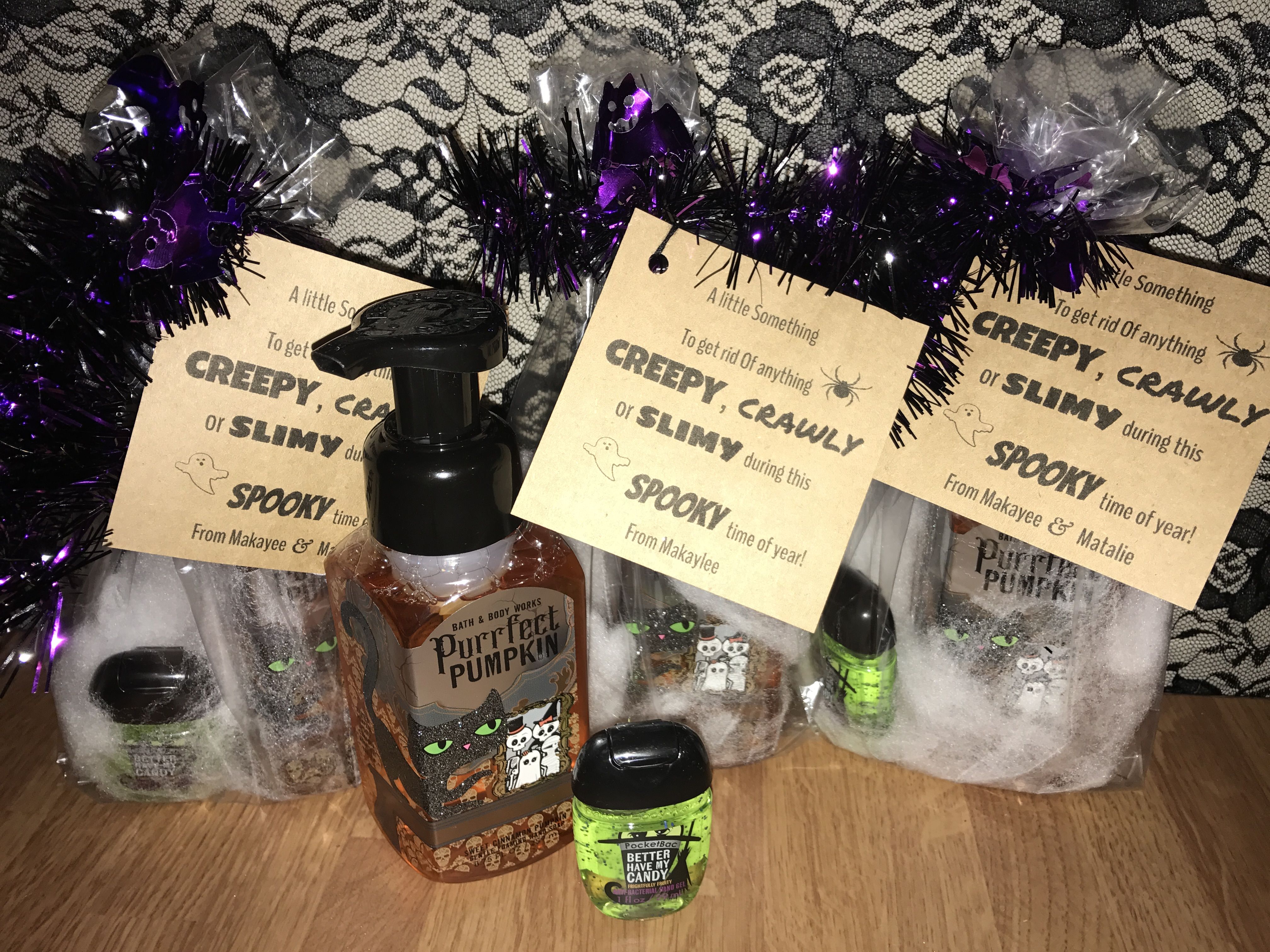 Something creppy, crawly slimy, and spooky hand sanitizer