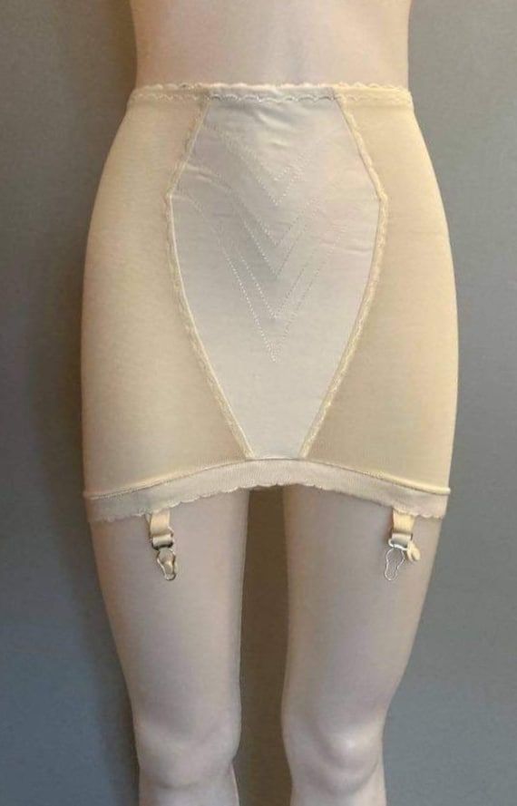 Vintage Girdle 1950s 1960s Open Bottom Garters Playtex Girdle Etsy Vintage Girdle Ladies