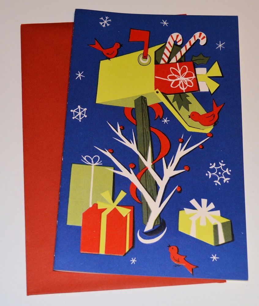 mailbox flag up replacement vintage unused art deco christmas card embossed mailbox flag up midcentury 8 mid mailbox flag up replacement vintage unused art deco christmas card embossed mailbox flag up midcentury 8 mid