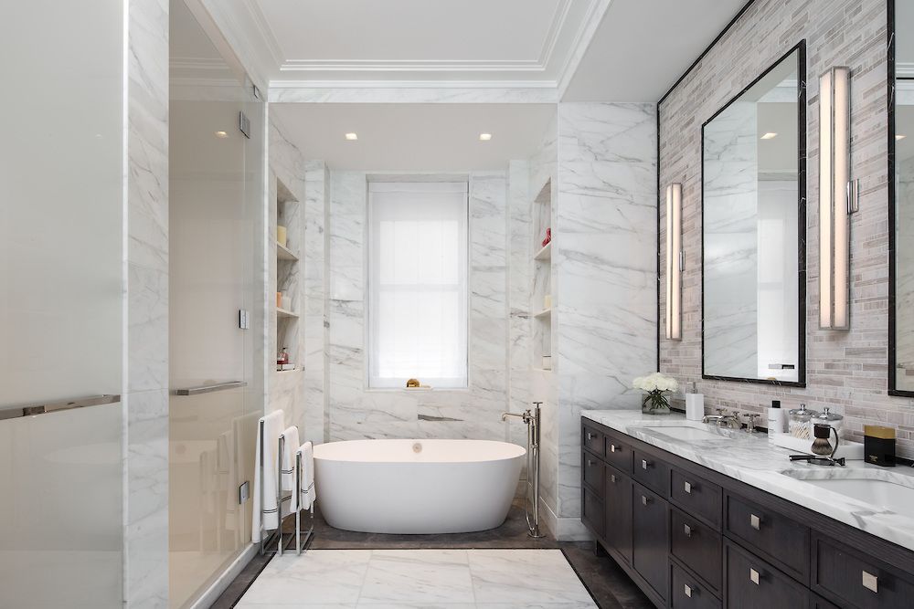 Floors Tile With Wood Trim Bathrooms Pinterest Woods And Flats Flats