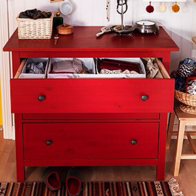 Hemnes Red With Images House Interior Home Furnishings