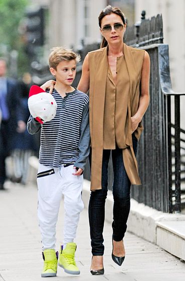 Vic Beckham, Harper Beckham, Romeo Beckham, David Y Victoria Beckham