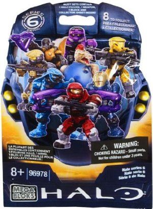 Mega Bloks Halo Series 6 Mystery Pack Micro Action Mini Figure By