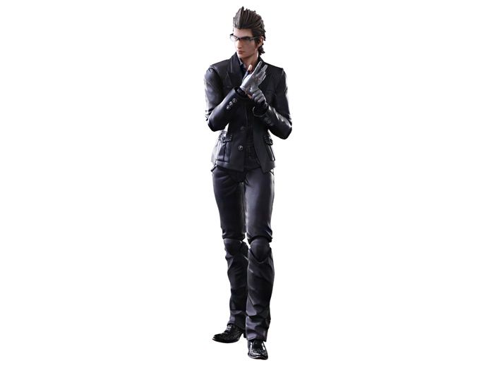 Collectible action figure of Ignis from the video game Final Fantasy XV. Figure with multiple