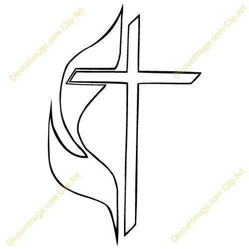 Methodist Cross Coloring Page Coloring Pages
