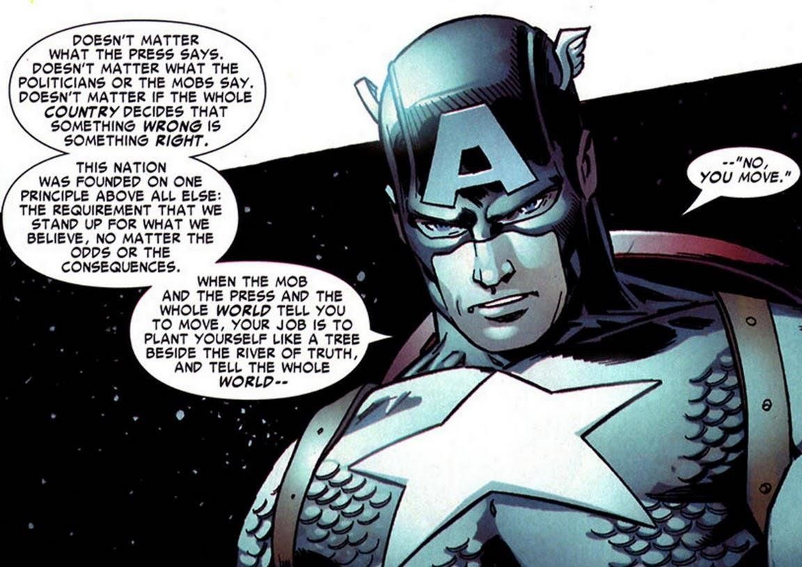 When The Mob And The Press And The Whole World Tell You To Move Captain America Captain America Images Told You So