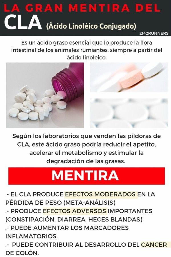 Acido linoleico conjugado ayuda a bajar de peso