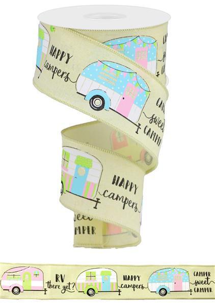2.5 Pink Unicorn Ribbon 10 Yards Christmas Magical Unicorn Wired Edge Ribbon