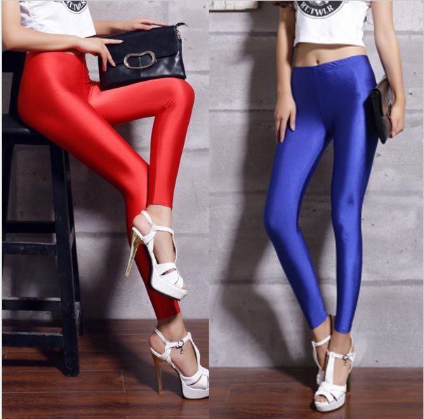 Ladies Green Floral Stretch Leggings Jeggings Pockets M-L-XL Cotton Elastene NEW