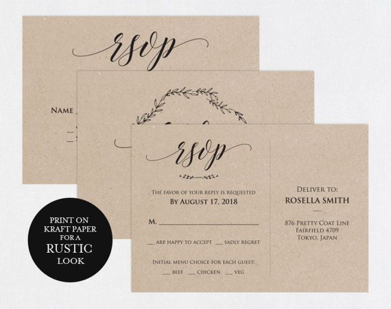 RSVP postcards templates Wedding rsvp cards rsvp online RSVP Cards