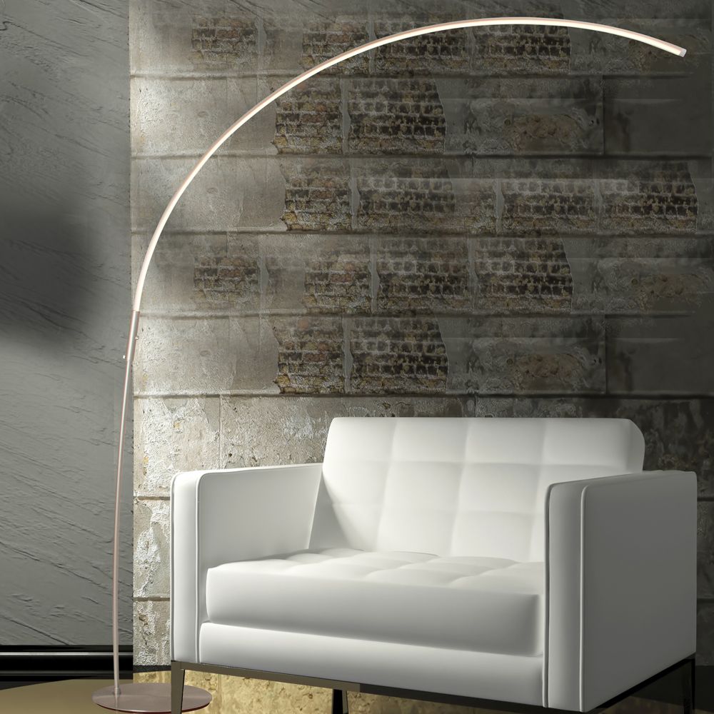 Design vloerlamp boog Liberstas LED 7481ST Staal Design vloerlamp boog Liberstas LED 7481ST Staal