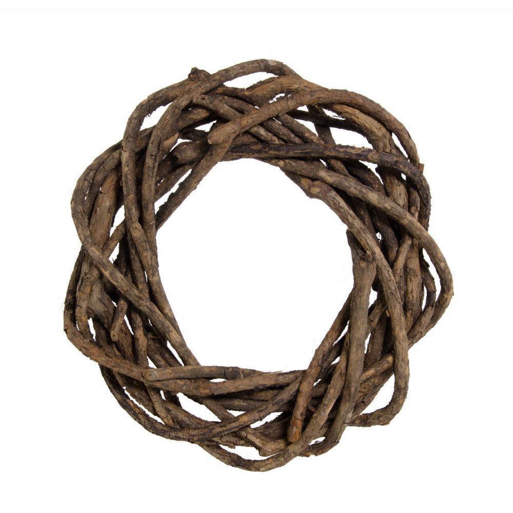16" Woven Bark Vine Wreath: Natural $16.50 Halloween Deco Mesh, Fall Halloween, Deco Mesh Ribbon, Vine Wreath, Floral Spray, Christmas Deco, How To Make Wreaths, Twig, Grape Vines
