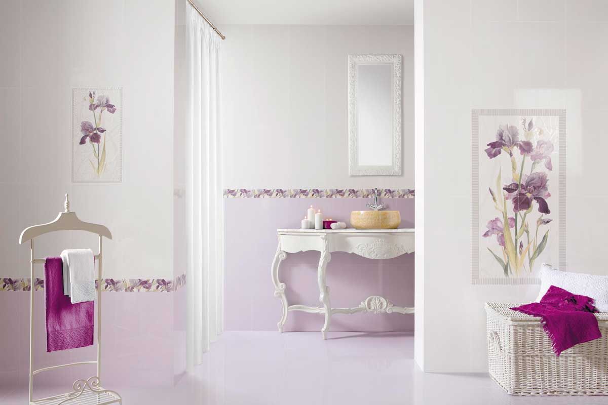 Azulejos De Flores Para Baños Ambientes | PERONDA CERAMICAS | Decorar baños, Decoración de unas, Cerámica