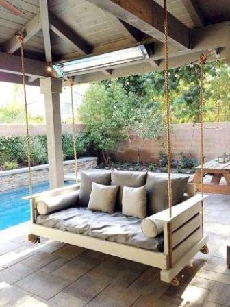Popular Diy Projects Pallet Swings Design Ideas 13 in 2020 | Pallet ... Pallet Patio Swing