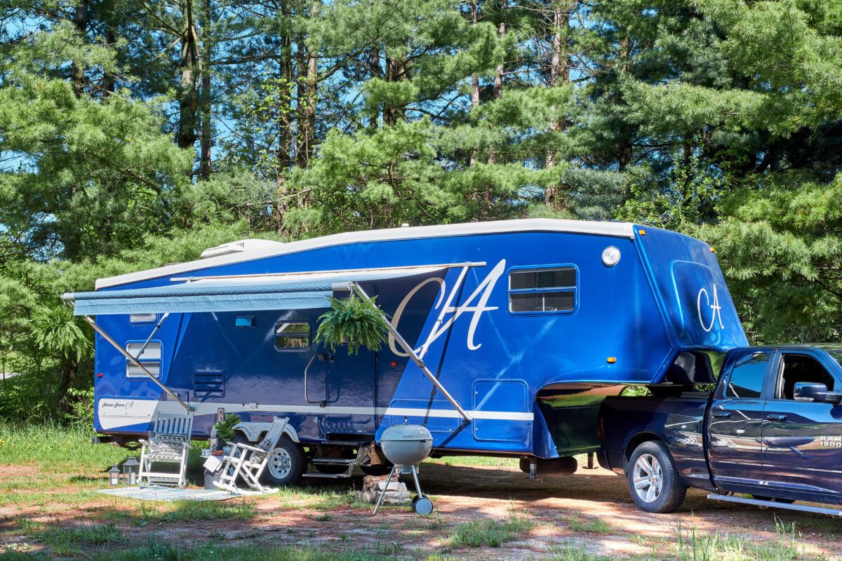 An Hgtv Designer Gave This Fifth Wheel A Complete Makeover Hgtv
